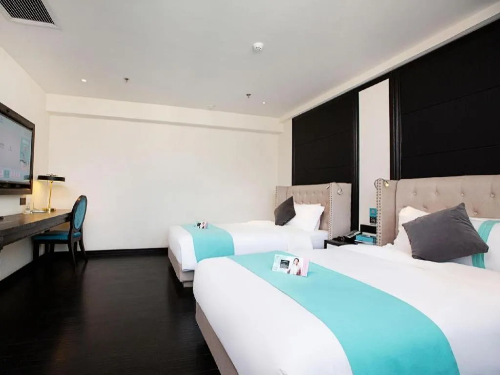 Bed in Xana Hotelle Zhengzhou Guoji Branch