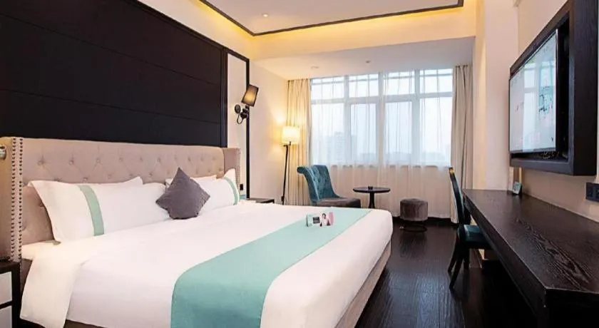 Bed in Xana Hotelle Zhengzhou Guoji Branch