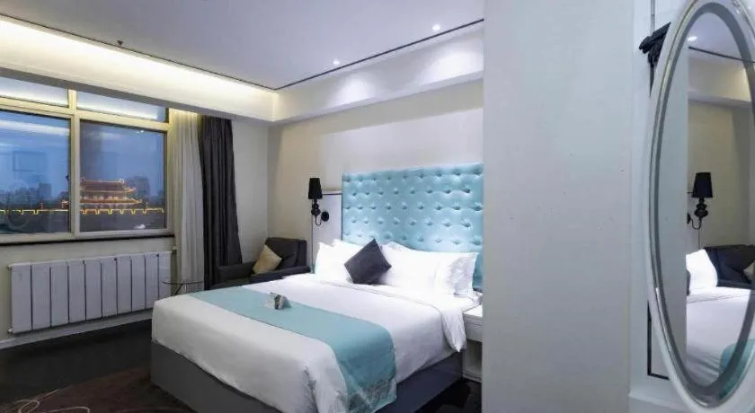 Bed in Xana Hotelle Xi'an GONG IP South Gate of Zhonglou