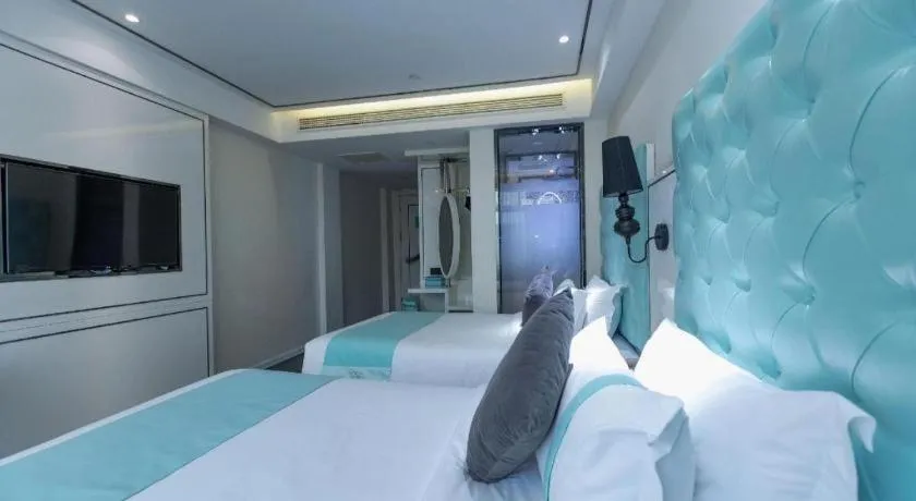 Bed in Xana Hotelle Xi'an GONG IP South Gate of Zhonglou