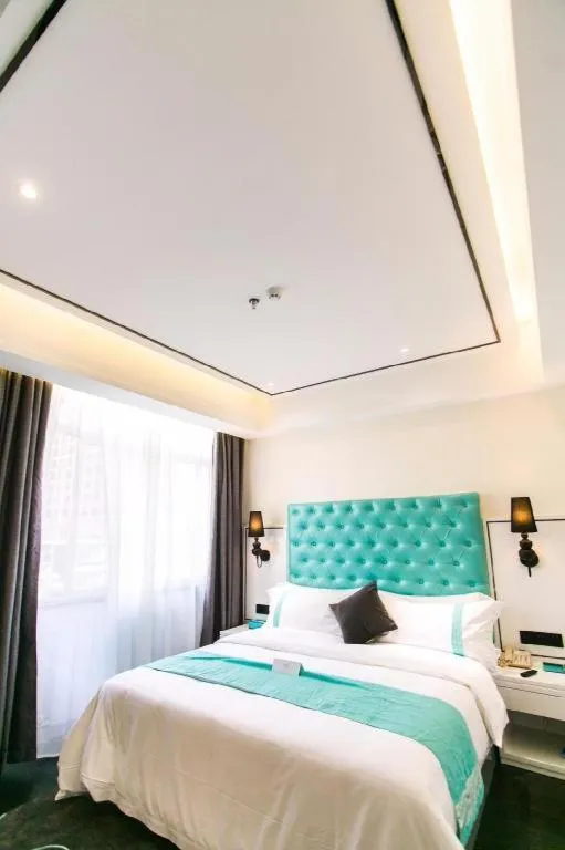 Bed in Xana Hotelle Xi'an GONG IP South Gate of Zhonglou