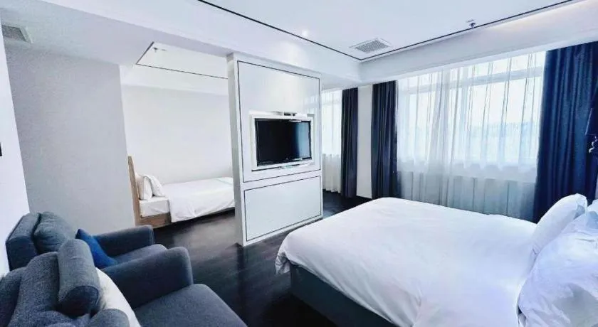 Bed in Xana Hotelle Xi'an GONG IP South Gate of Zhonglou