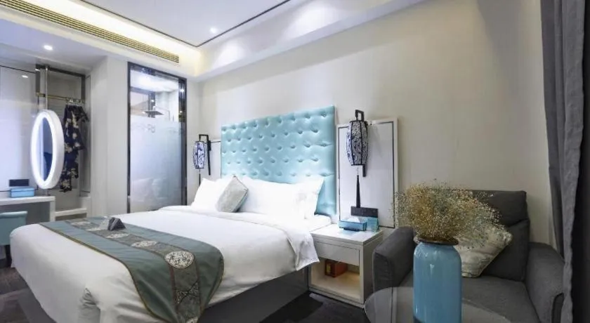 Bed in Xana Hotelle Xi'an GONG IP South Gate of Zhonglou