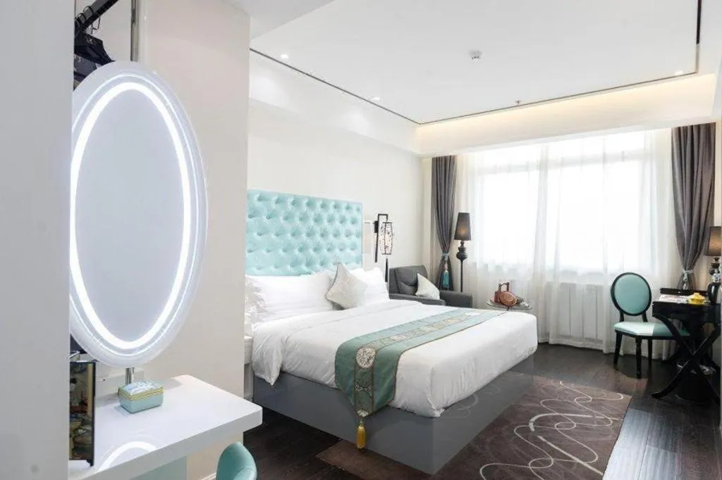 Bed in Xana Hotelle Xi'an GONG IP South Gate of Zhonglou