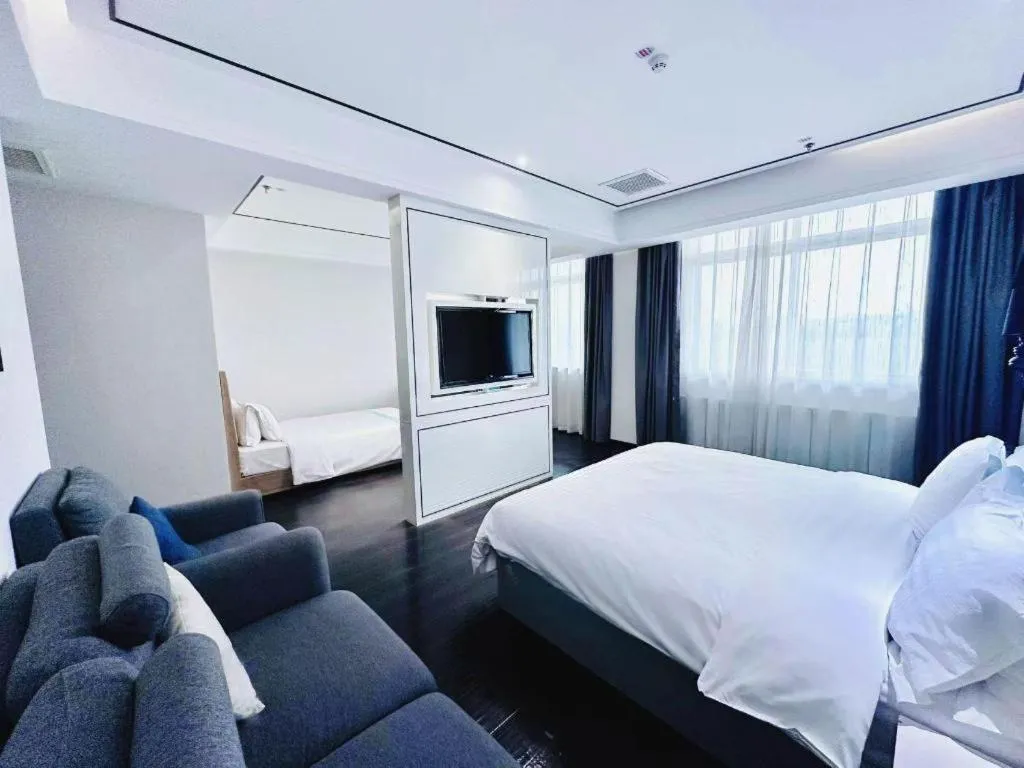 Bed in Xana Hotelle Xi'an GONG IP South Gate of Zhonglou