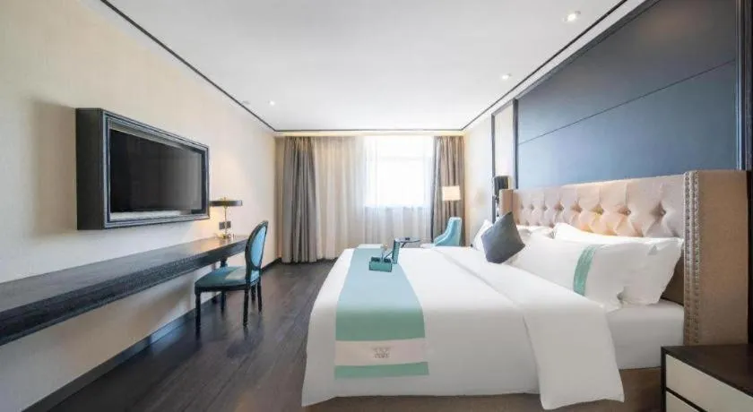 Bed in Xana Hotelle Jinan Daminghu North Gate