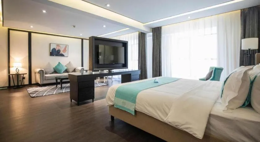 Bed in Xana Hotelle Jinan Daminghu North Gate