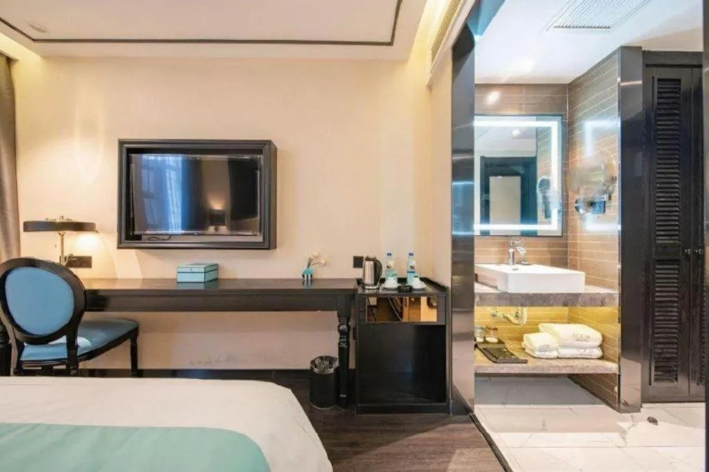 Bed in Xana Hotelle Jinan Daminghu North Gate