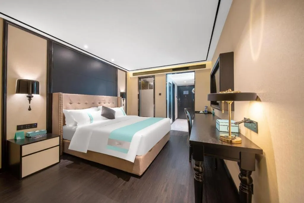 Bed in Xana Hotelle Jinan Daminghu North Gate