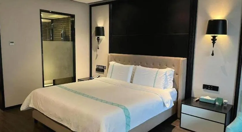 Bed in Xana Hotelle Jinan Daminghu North Gate