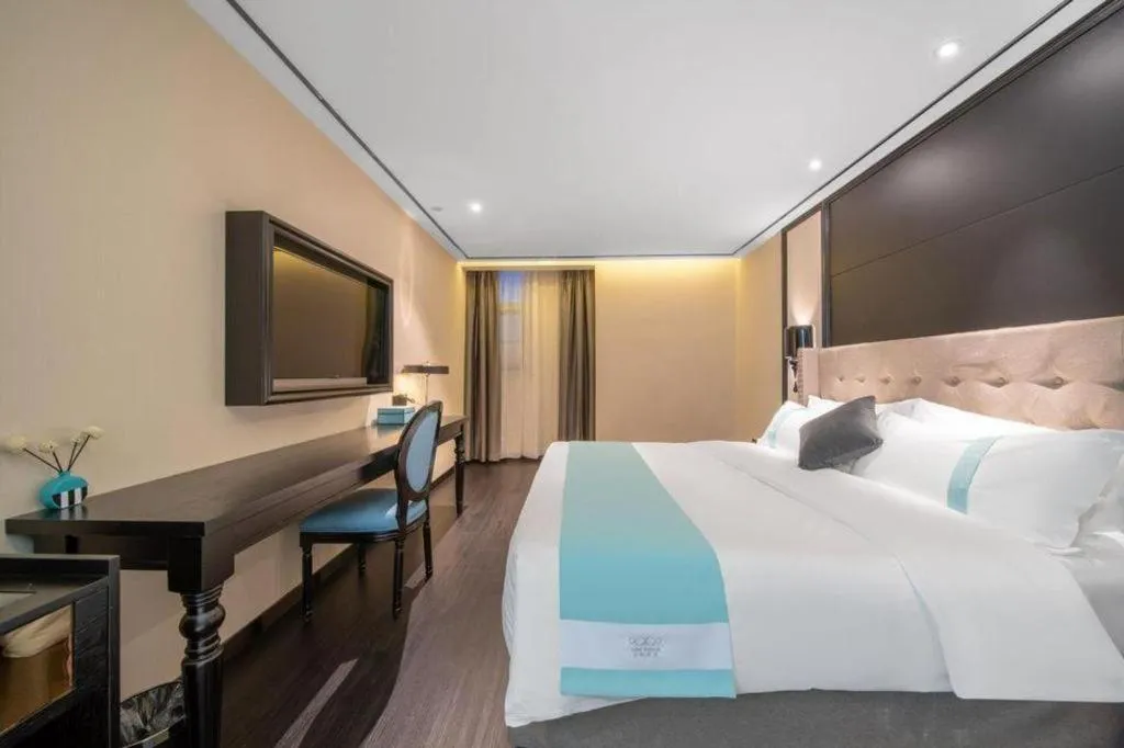 Bed in Xana Hotelle Jinan Daminghu North Gate