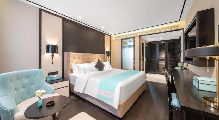 Bed in Xana Hotelle Jinan Daminghu North Gate