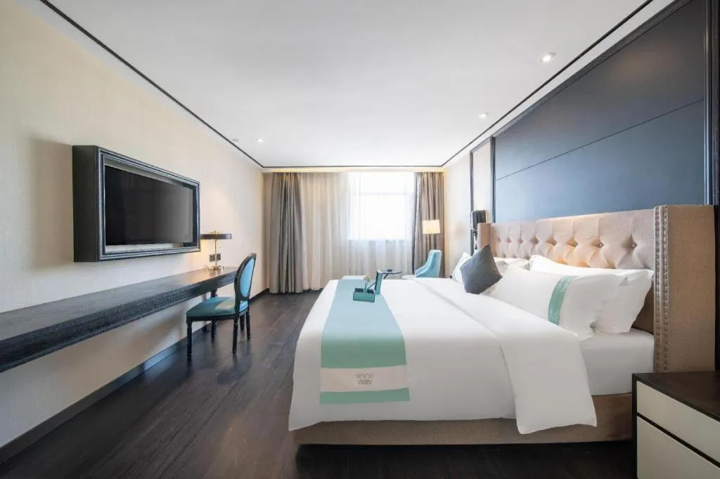 Bed in Xana Hotelle Jinan Daminghu North Gate