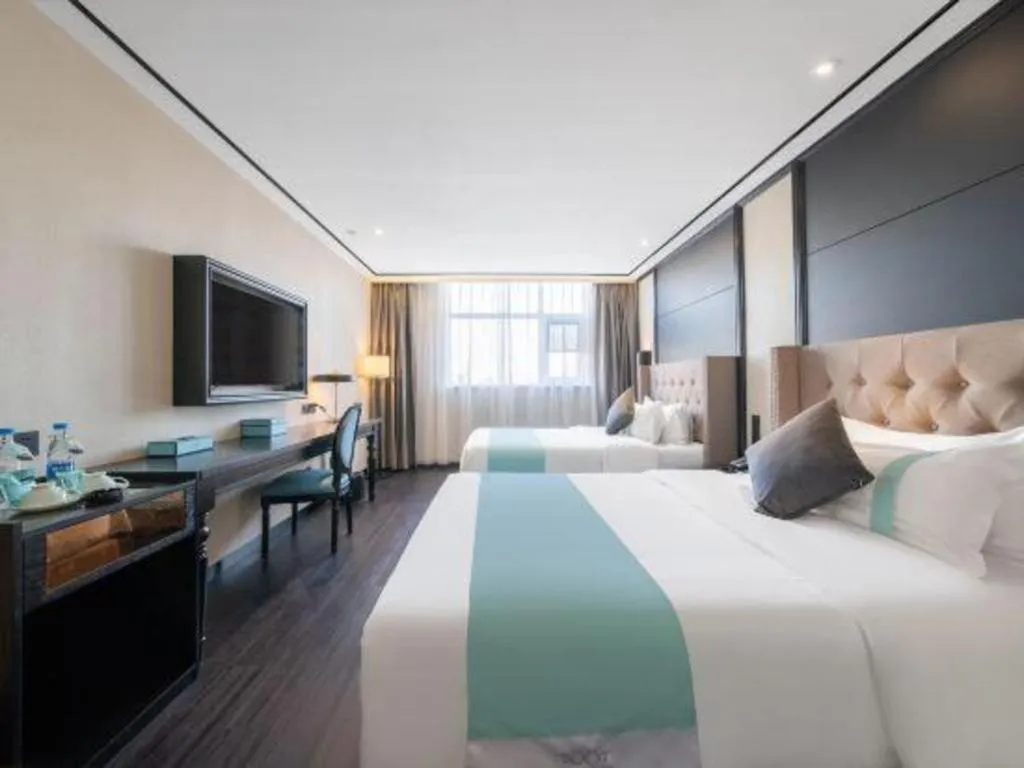 Bed in Xana Hotelle Jinan Daminghu North Gate