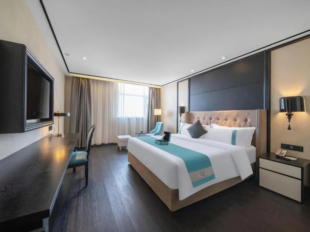 Bed in Xana Hotelle Jinan Daminghu North Gate