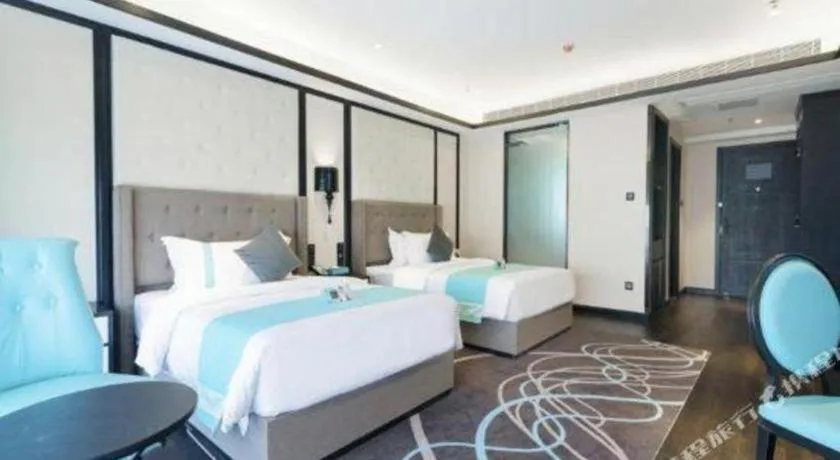 Bed in Xana Hotelle Jinan Daminghu North Gate