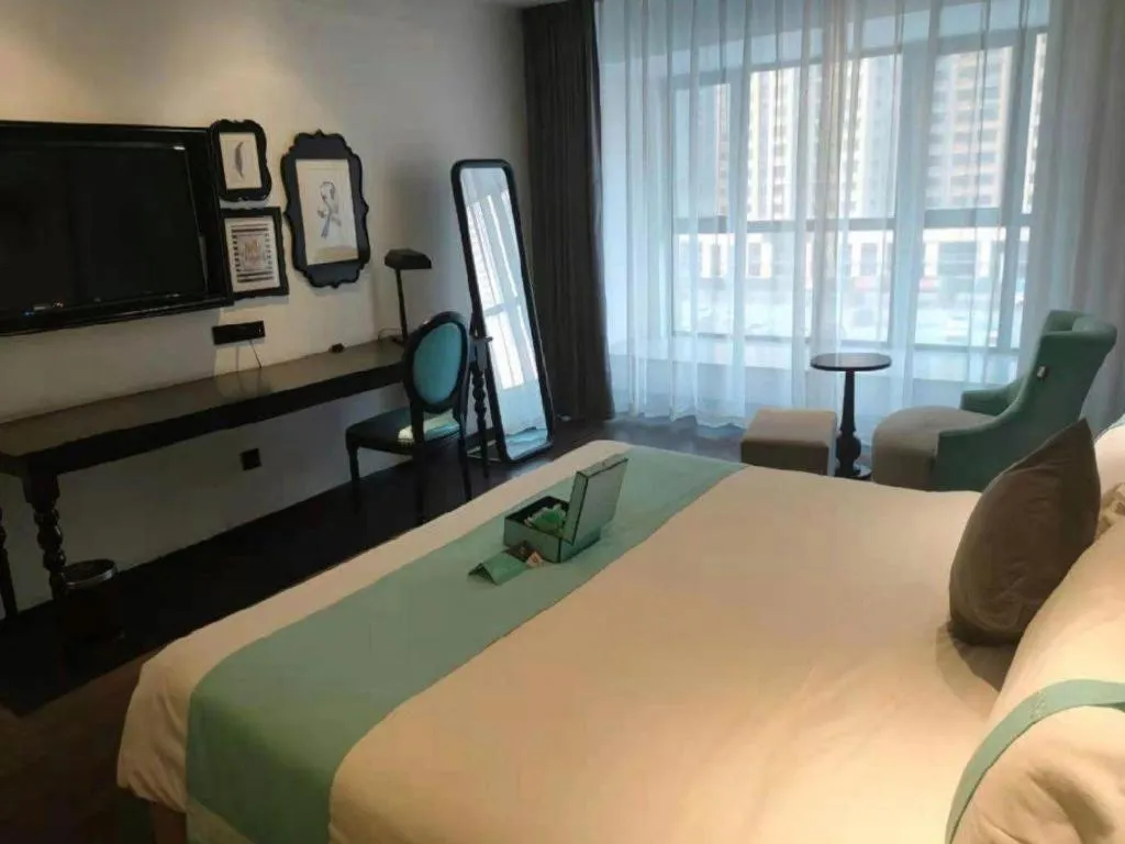 Bed in Xana Hotelle Jinan Daminghu North Gate