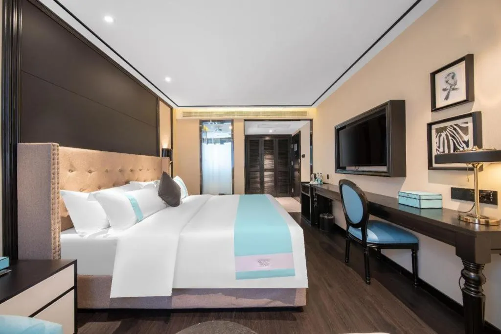 Bed in Xana Hotelle Jinan Daminghu North Gate