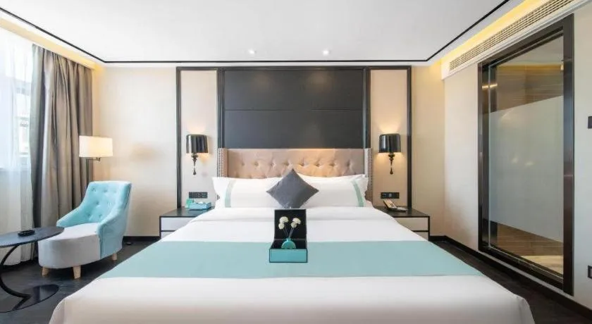 Bed in Xana Hotelle Jinan Daminghu North Gate