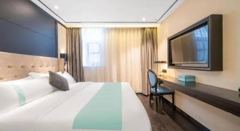 Bed in Xana Hotelle Jinan Daminghu North Gate