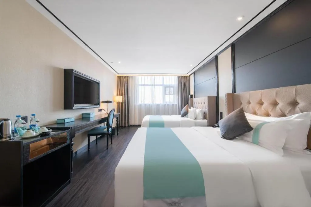 Bed in Xana Hotelle Jinan Daminghu North Gate