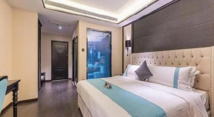 Bed in Xana Hotelle Jinan Daminghu North Gate