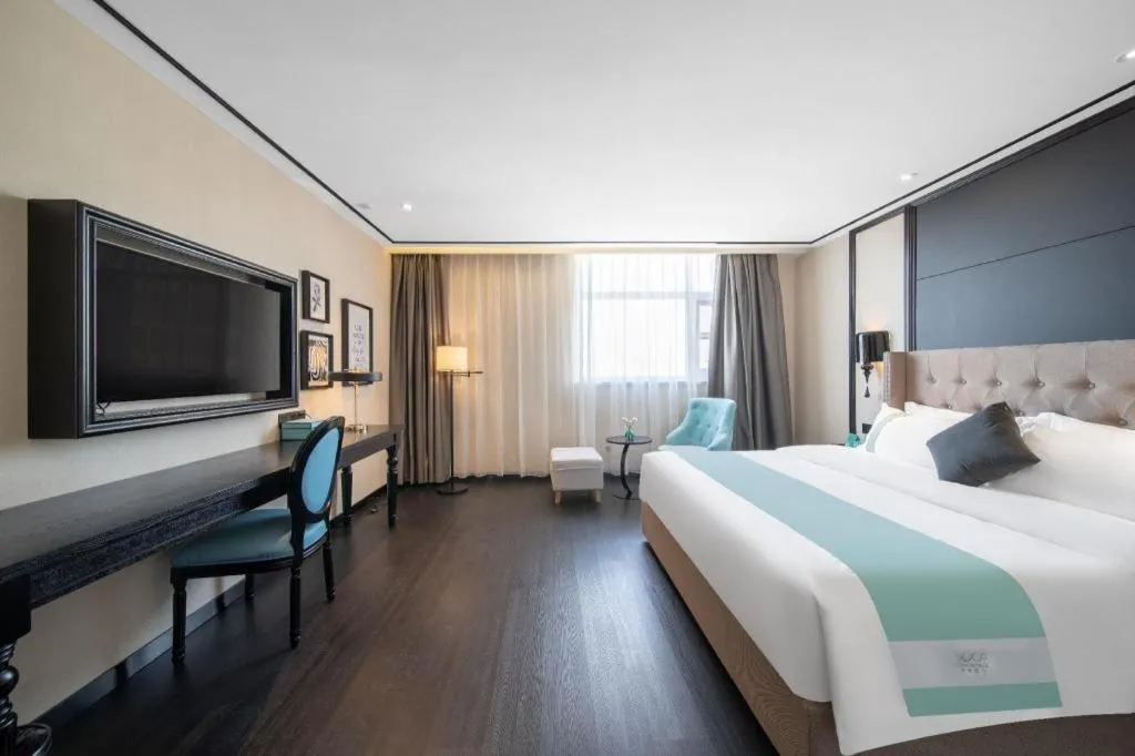 Bed in Xana Hotelle Jinan Daminghu North Gate