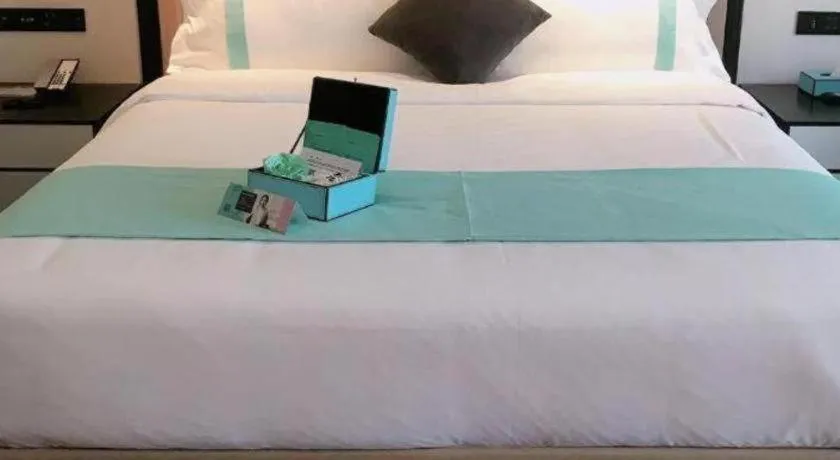 Bed in Xana Hotelle Jinan Daminghu North Gate