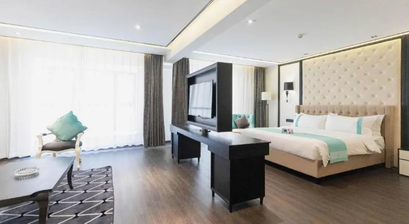 Bed in Xana Hotelle Jinan Daminghu North Gate