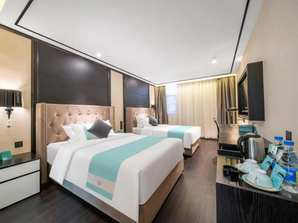 Bed in Xana Hotelle Jinan Daminghu North Gate