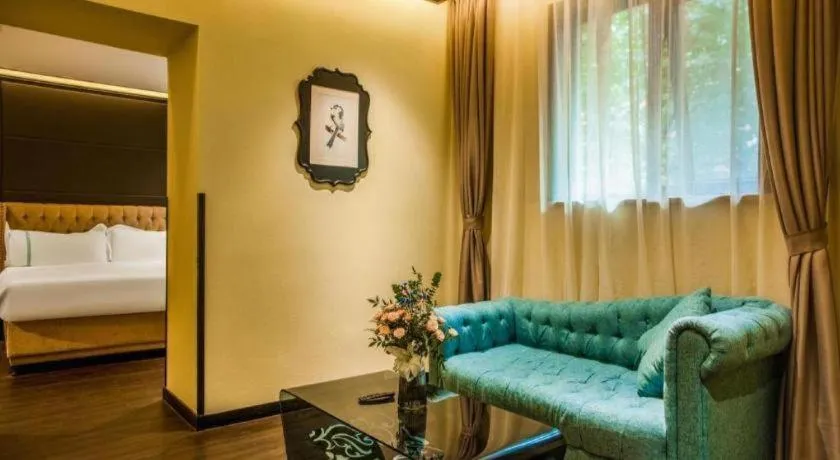 Bed in Xana Hotelle Beijing Olympic Park South Lishuiqiao Metro Station