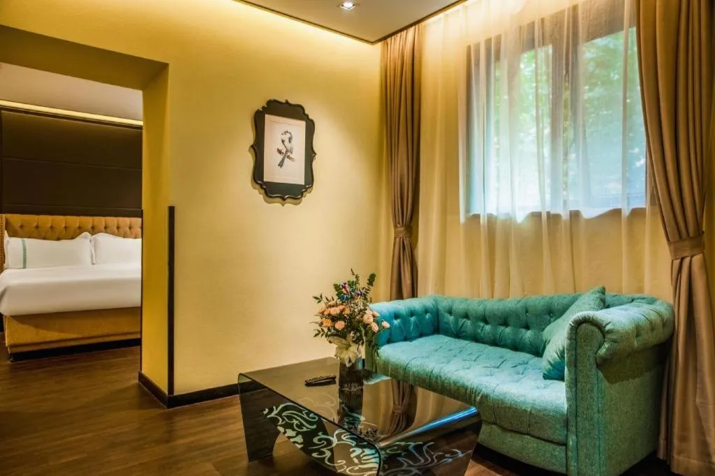 Bed in Xana Hotelle Beijing Olympic Park South Lishuiqiao Metro Station