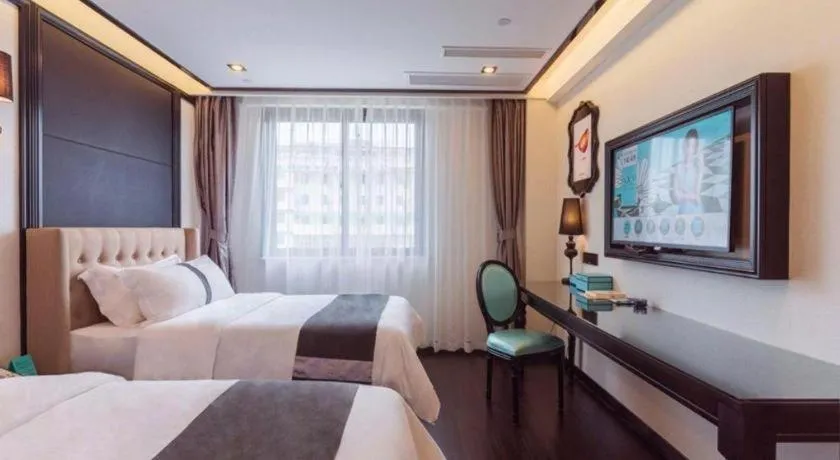 Bed in Xana Hotelle Xiamen Airport Zone Government