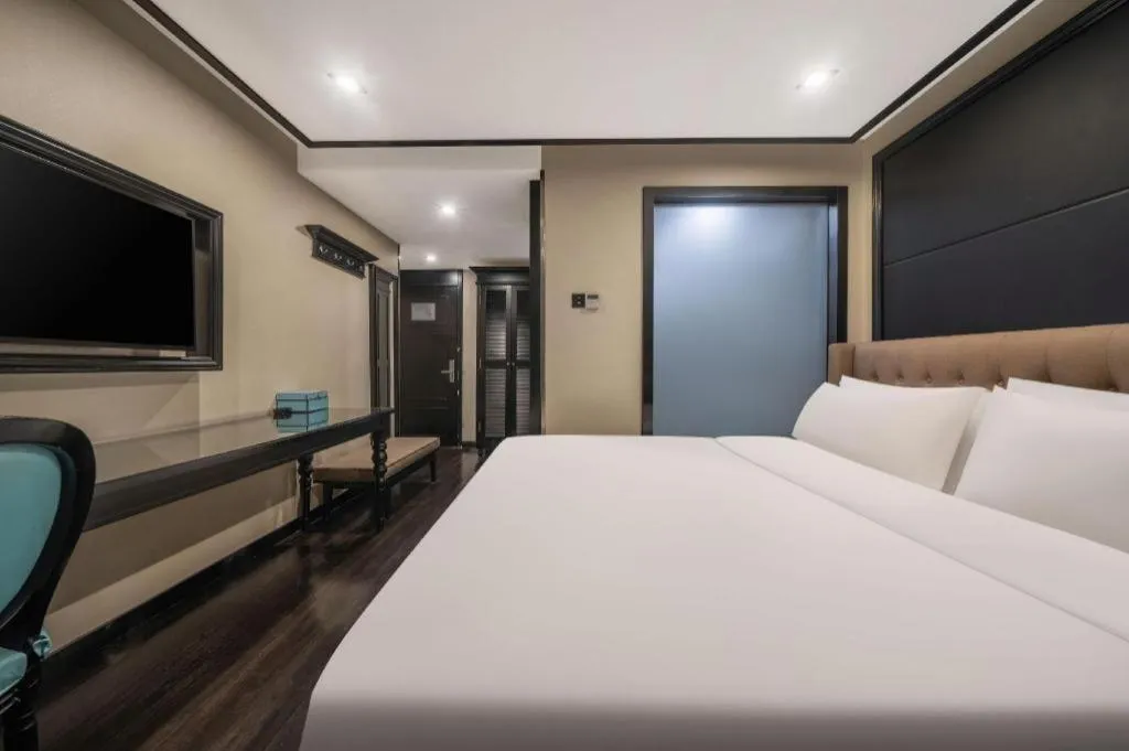 Bed in Xana Hotelle Xiamen Airport Zone Government