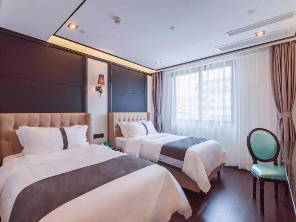 Bed in Xana Hotelle Xiamen Airport Zone Government