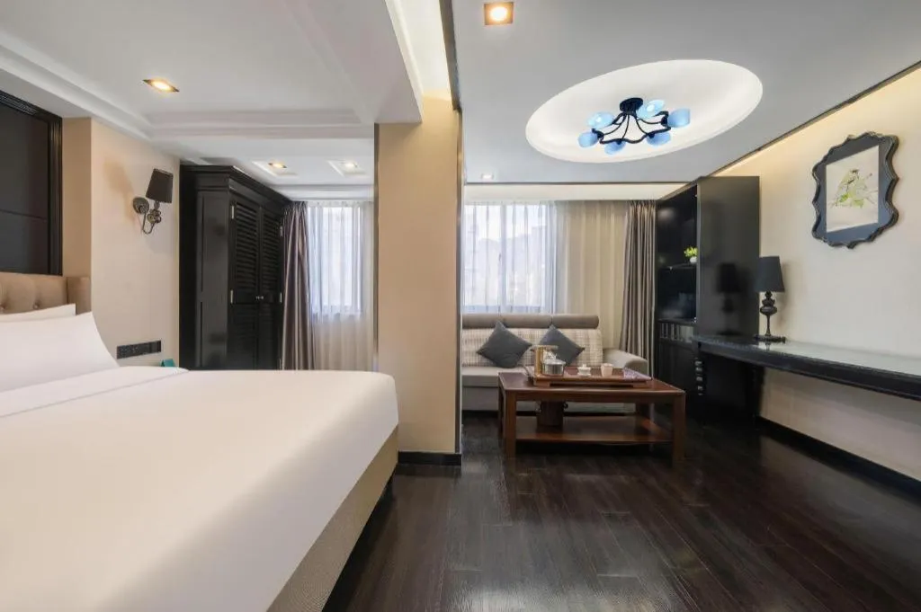 Bed in Xana Hotelle Xiamen Airport Zone Government