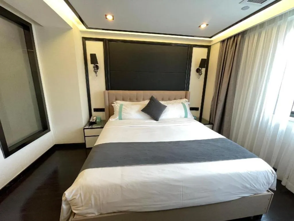 Bed in Xana Hotelle Xiamen Airport Zone Government