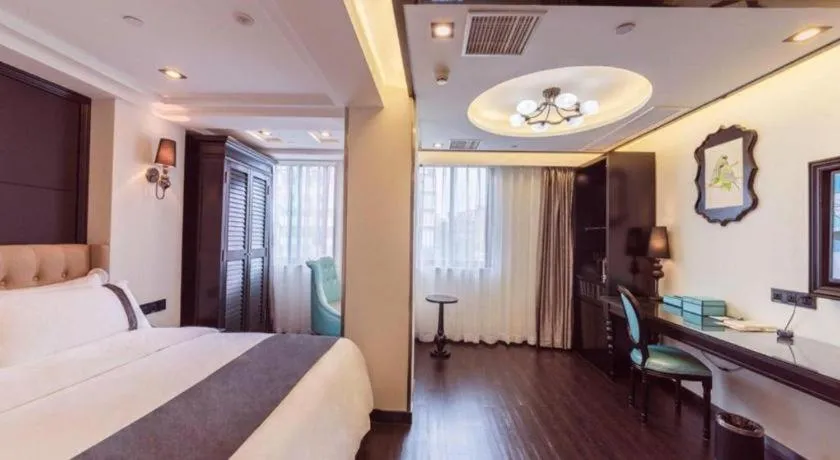 Bed in Xana Hotelle Xiamen Airport Zone Government