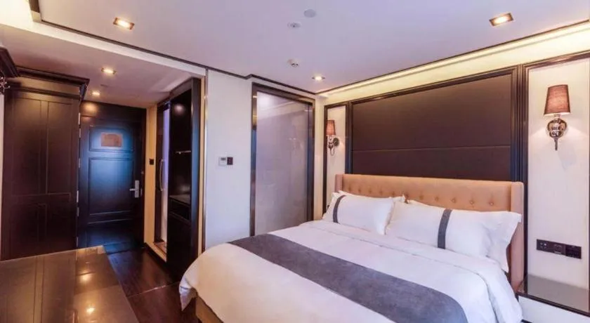 Bed in Xana Hotelle Xiamen Airport Zone Government