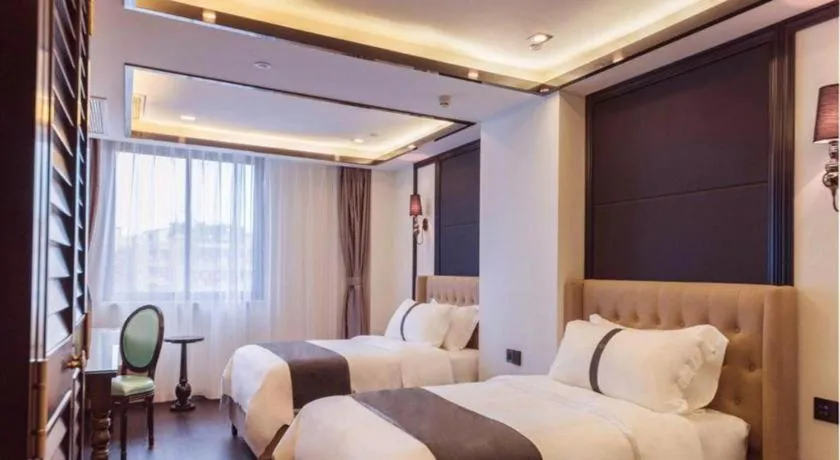 Bed in Xana Hotelle Xiamen Airport Zone Government