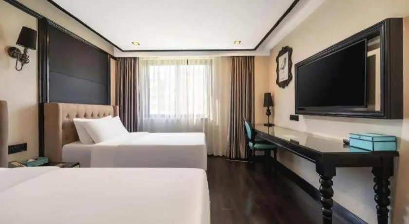 Bed in Xana Hotelle Xiamen Airport Zone Government