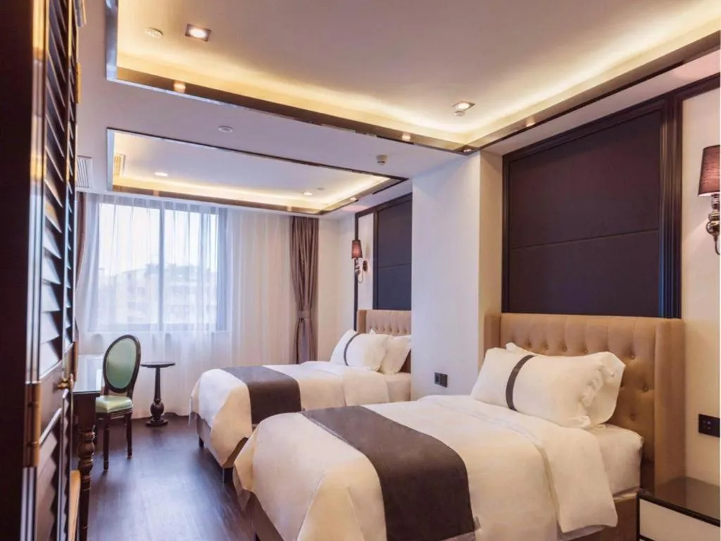 Bed in Xana Hotelle Xiamen Airport Zone Government