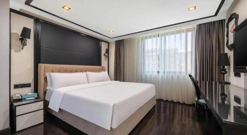 Bed in Xana Hotelle Xiamen Airport Zone Government