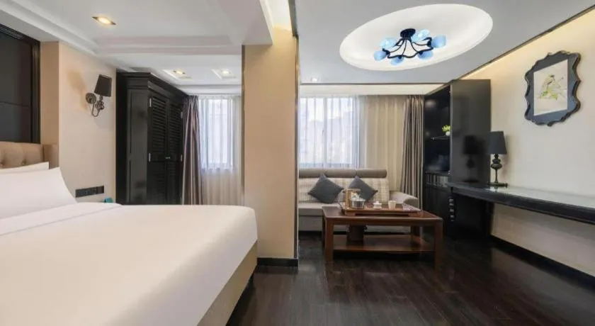 Bed in Xana Hotelle Xiamen Airport Zone Government