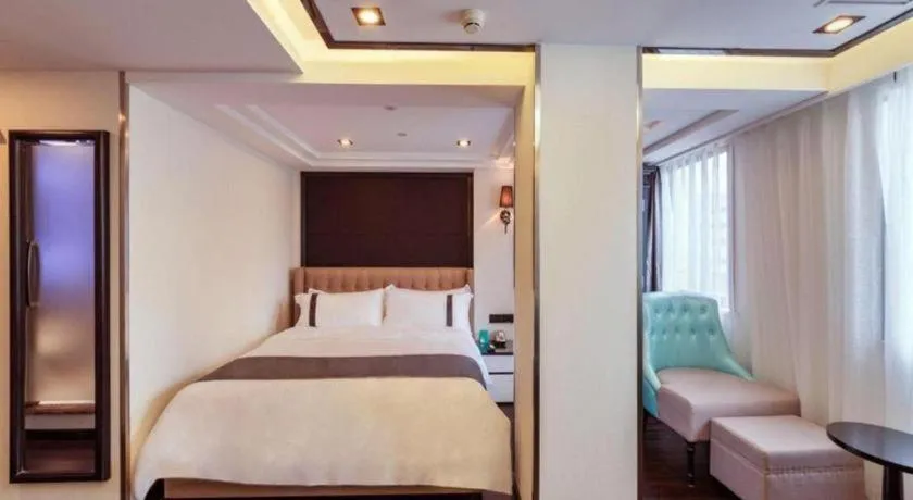 Bed in Xana Hotelle Xiamen Airport Zone Government