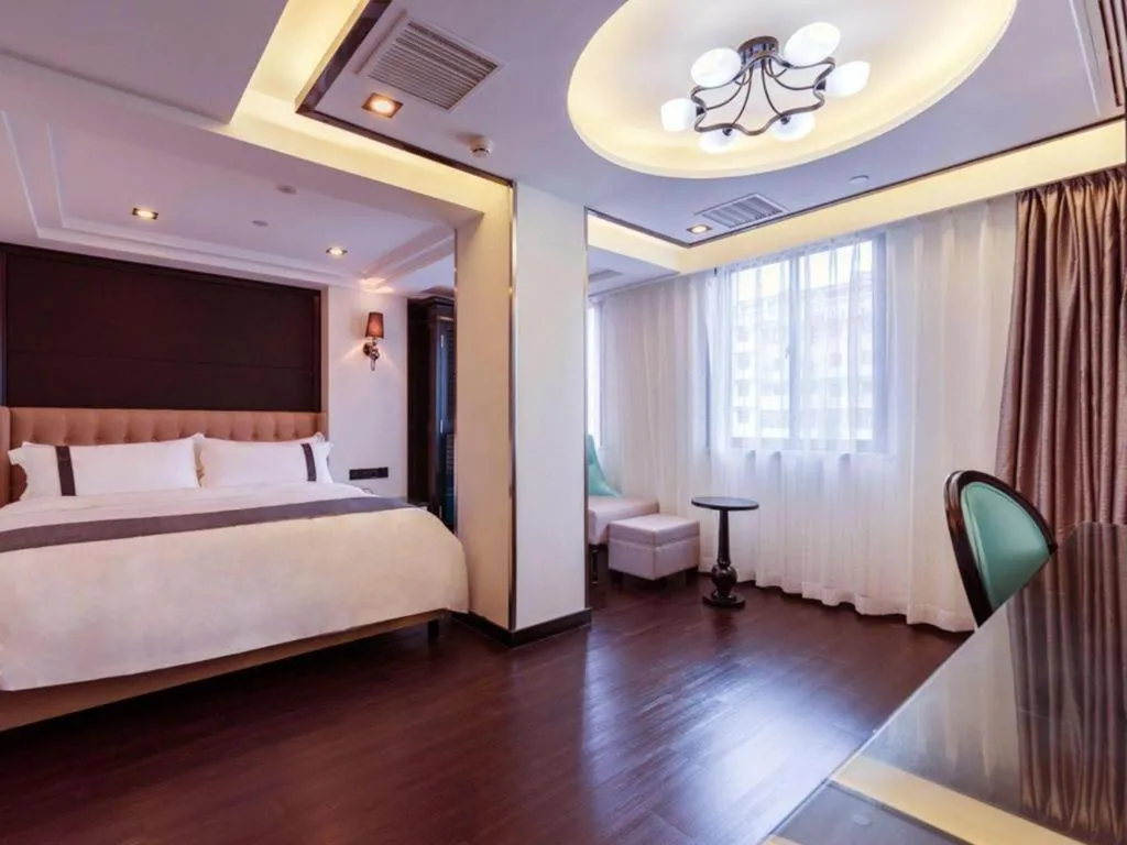 Bed in Xana Hotelle Xiamen Airport Zone Government