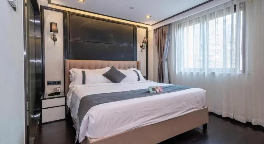 Bed in Xana Hotelle Xiamen Airport Zone Government