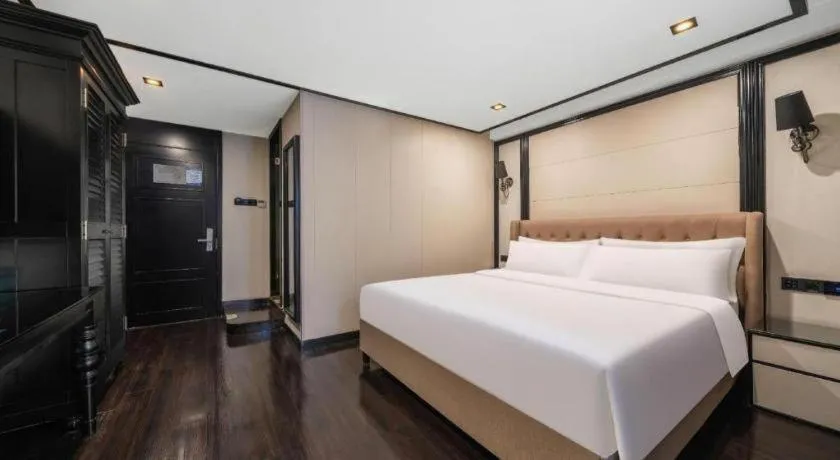 Bed in Xana Hotelle Xiamen Airport Zone Government