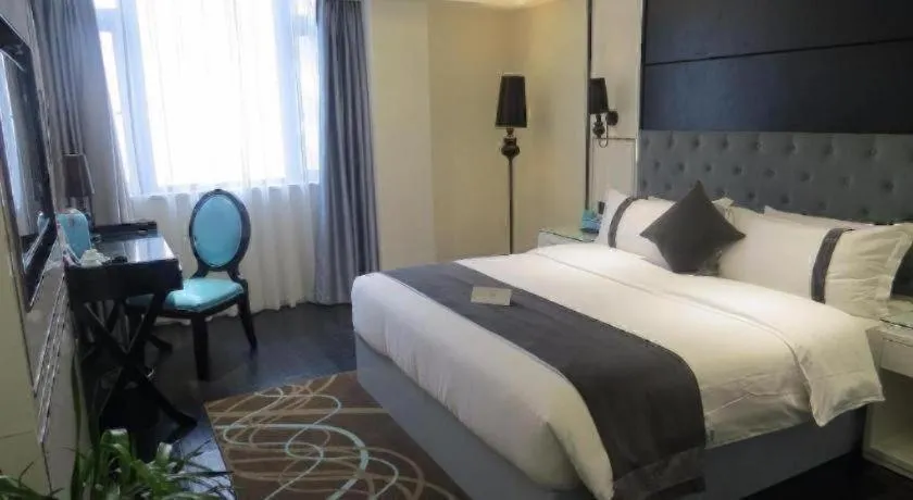 Bed in Xana Hotelle Neijiang City Center Branch