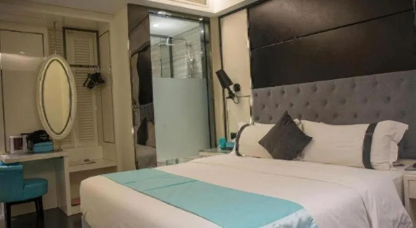 Bed in Xana Hotelle Neijiang City Center Branch